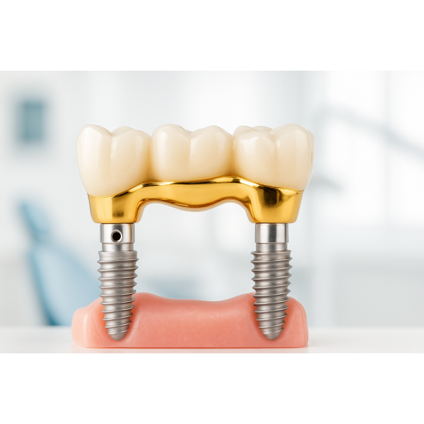 Cầu sứ kim loại quý gắn ốc vít – Sang trọng và bền vượt trội