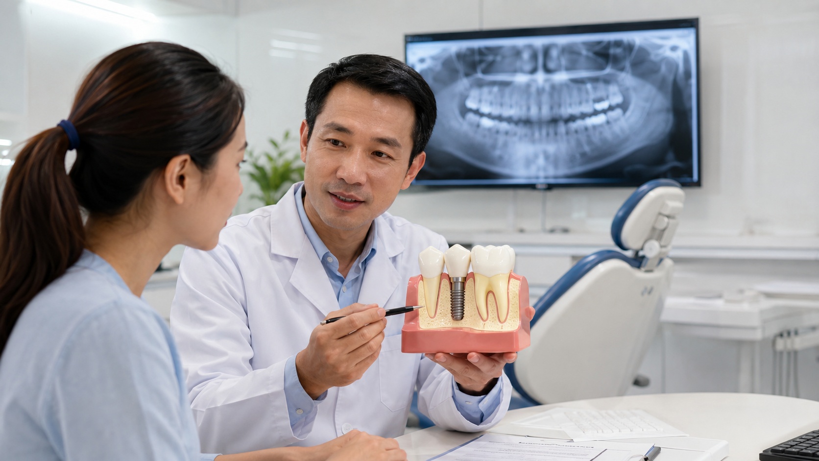 Giải đáp 7 thắc mắc phổ biến về làm răng cấy ghép implant trước khi thực hiện