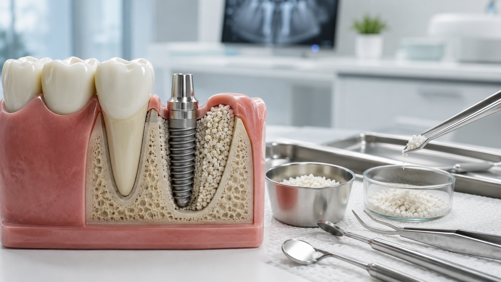 Không nên vội chọn ghép xương cấy implant: 6 lưu ý cần thiết của nha khoa Linh Đàm cho kế hoạch an toàn