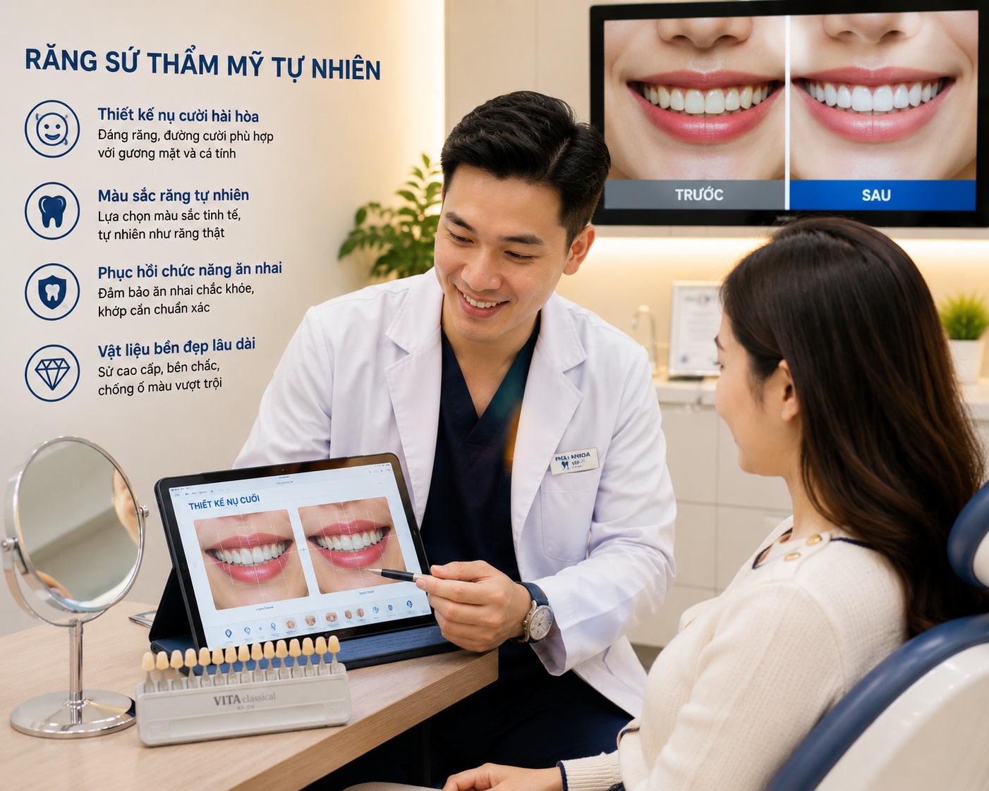Răng sứ thẩm mỹ tự nhiên