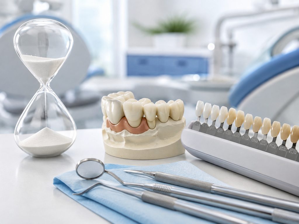 Bạn có biết 4 yếu tố thời gian ảnh hưởng đến chăm sóc cầu răng sứ khi chăm sóc răng