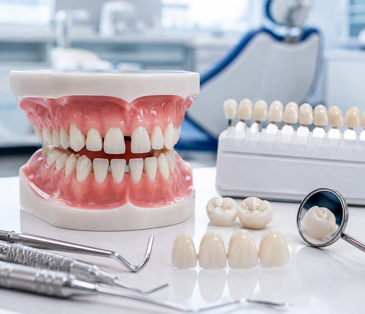 8 điều cần biết về bọc răng sứ răng thưa trước khi lựa chọn